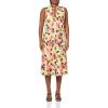 imageAnne Klein Womens Jenna Drawstring DressPomegranate Multi