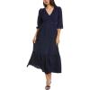 imageAnne Klein Womens V Neck Empire Seam Maxi with FlounceDistant Mountain