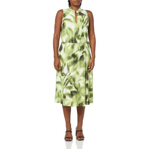 imageAnne Klein Womens Jenna Drawstring DressCitrus Green