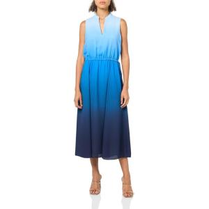 imageAnne Klein Womens Jenna Drawstring Midi DressDkprussian BlueLoden