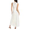 imageAnne Klein Mens Tiered Tie Neck MaxiBright White