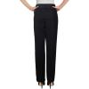 imageAnne Klein Womens High Rise Tie Front TrouserIndigo Rinse Wash