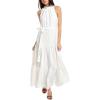 imageAnne Klein Mens Tiered Tie Neck MaxiBright White