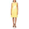 imageAnne Klein Womens Cut Away Swing DressTuscan Yellow