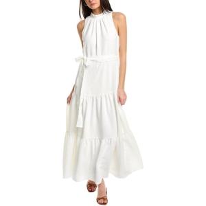 imageAnne Klein Mens Tiered Tie Neck MaxiBright White