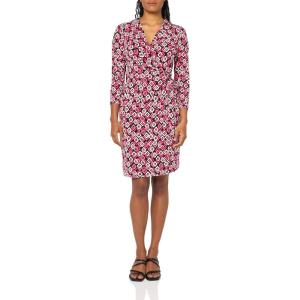 imageAnne Klein Womens Classic WrapBlackCerise
