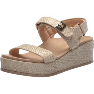 imageAnne Klein Womens Violette Wedge SandalNatural Raffia