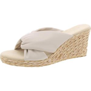 imageAnne Klein Womens Winnie Espadrille Wedge SandalOffwhite