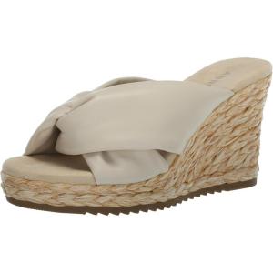 imageAnne Klein Womens Winnie Espadrille Wedge SandalWhite