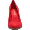 imageAnne Klein Womens Castana Comfortable Block Heeled PumpRed