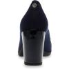 imageAnne Klein Womens Castana Comfortable Block Heeled PumpStretch Navy