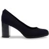 imageAnne Klein Womens Castana Comfortable Block Heeled PumpStretch Navy