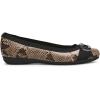 imageAnne Klein Womens Uplift Ballet FlatBlack WhiteSnake