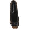 imageAnne Klein Womens Uplift Ballet FlatBlack WhiteSnake