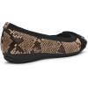 imageAnne Klein Womens Uplift Ballet FlatBlack WhiteSnake