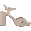 imageAnne Klein Womens Zena Heeled SandalPlatinum