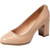 imageAnne Klein Womens Castana Comfortable Block Heeled Pump Nude 7
