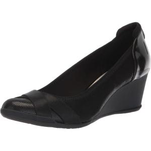 imageAnne Klein Womens Timeout Wedge Heel PumpBlack