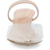 imageAnne Klein Womens Idelle MuleClear Crystals