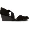 imageAnne Klein Womens Tara Wedge PumpBlackMulti Stretch Fabric