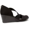 imageAnne Klein Womens Tara Wedge PumpBlackMulti Stretch Fabric