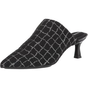 imageAnne Klein Womens Idelle MuleBlackSilver
