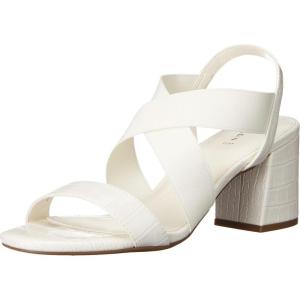 imageAnne Klein Womens Ressa Heeled SandalWhite Croco