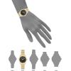 imageAnne Klein Womens Bracelet WatchGoldBlackNew