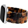 imageAnne Klein Womens Resin Expansion Band for Apple Watch Secure Adjustable Apple Watch Band Replacement Fits Most WristsBrown