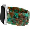 imageAnne Klein Womens Resin Expansion Band for Apple Watch Secure Adjustable Apple Watch Band Replacement Fits Most WristsGreen