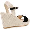 imageAnne Klein Womens Wylie Wedge SandalBlack Fabric