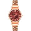 imageAnne Klein Womens Bracelet WatchBurgundyRose Gold