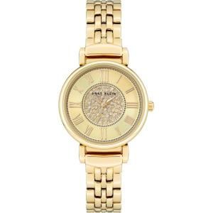 imageAnne Klein Womens Bracelet WatchGoldCrystals