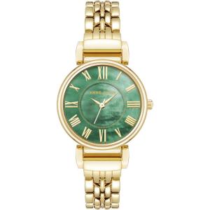 imageAnne Klein Womens Bracelet WatchGoldEmerald Green