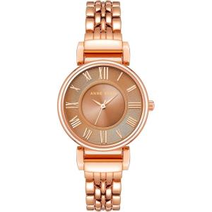 imageAnne Klein Womens Bracelet WatchRose GoldBrown