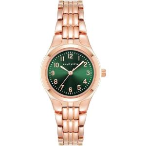imageAnne Klein Womens Bracelet WatchRose GoldGreen