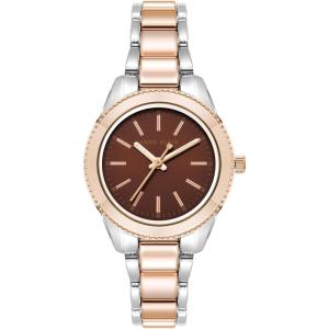 imageAnne Klein Womens Bracelet WatchSilverRose GoldBrown