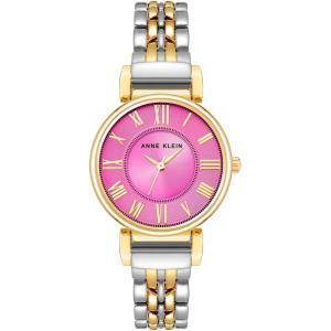 imageAnne Klein Womens Bracelet WatchTwo ToneHot Pink