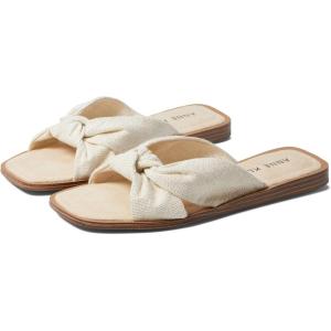 imageAnne Klein Womens Deanna Flat SandalNaturalSilver