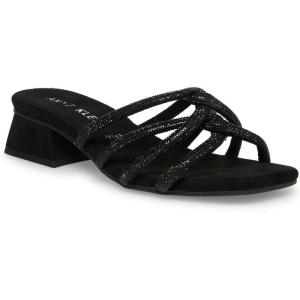 imageAnne Klein Womens Nicoletta Heeled SandalBlack Crystal