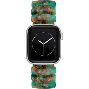 imageAnne Klein Womens Resin Expansion Band for Apple Watch Secure Adjustable Apple Watch Band Replacement Fits Most WristsGreen