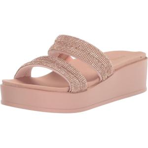 imageAnne Klein Womens Vanny Slide SandalRose Gold