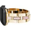 imageAnne Klein Gemstone Fashion Bracelet for Apple Watch Secure Adjustable Apple Watch Replacement Band Fits Most WristsGoldRose Quartz