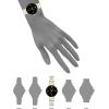 imageAnne Klein Womens Genuine Diamond Dial Bracelet WatchBlackTwoTone