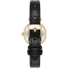 imageAnne Klein Womens Leather Strap WatchBlackBurgundy