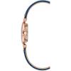 imageAnne Klein Womens Leather Strap WatchDenim BlueRose Gold