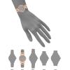 imageAnne Klein Womens Leather Strap WatchGreyRose Gold