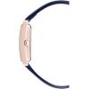 imageAnne Klein Womens Leather Strap WatchNavy BlueRose Gold