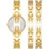 imageAnne Klein Womens Premium Crystal Accented Bangle Watch Set AK2245Gold