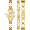 imageAnne Klein Womens Premium Crystal Accented Bangle Watch Set AK2245GoldLavender
